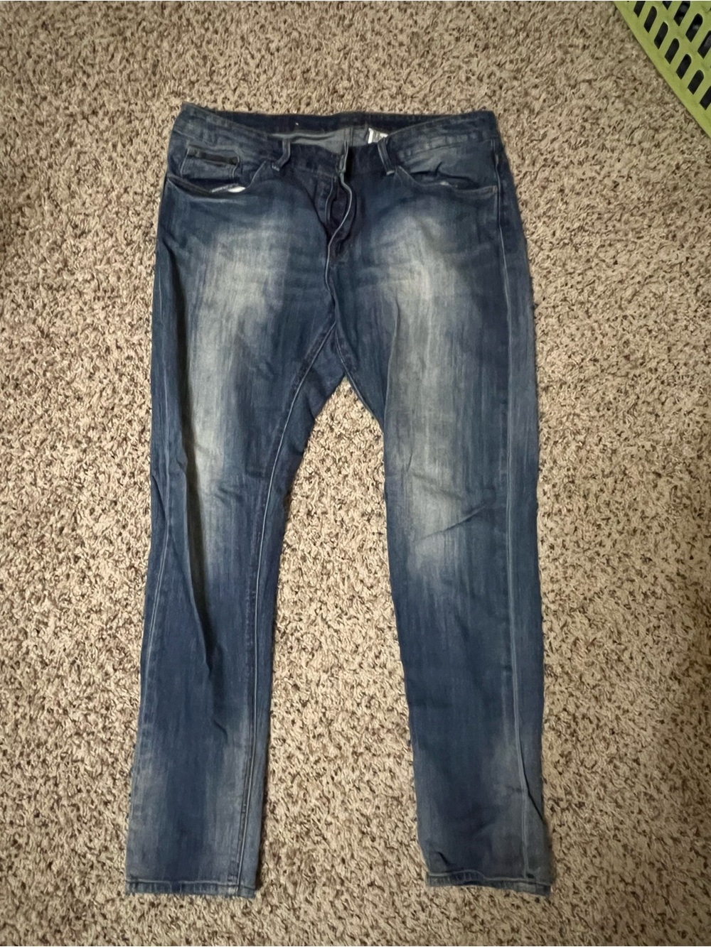 H&M Women’s Faded Indigo Boyfriend Straight Jeans